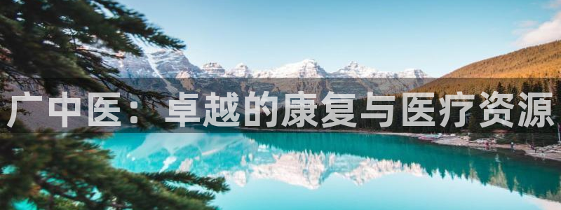 意昂体育4招商电话是多少号码：广中医：卓越的康复与医