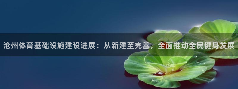 意昂4官方：沧州体育基础设施建设进展：从新建至完善，全面推动