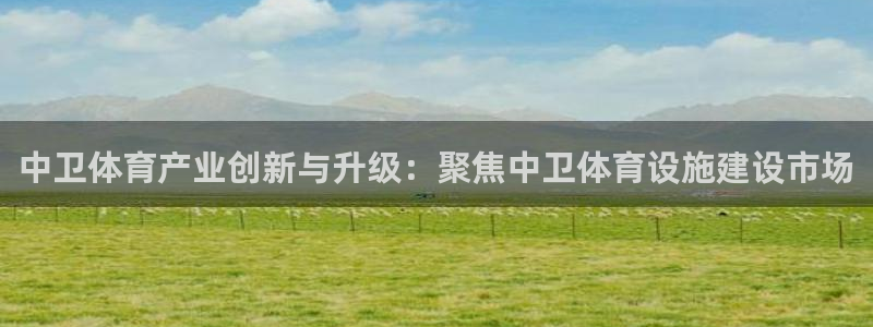意昂体育4平台注册：中卫体育产业创新与升级：聚焦中卫体育设施