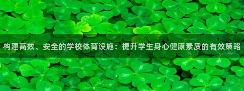 意昂4娱乐网站：构建高效、安全的学校体育设施：提升学