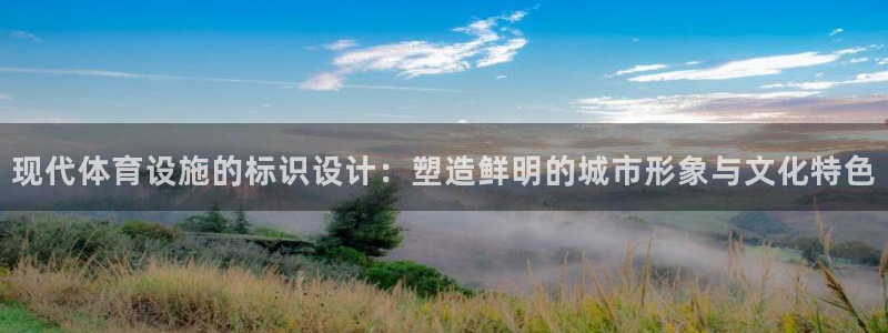 意昂4代理：现代体育设施的标识设计：塑造鲜明的城市形